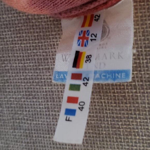 Pink and Gray wool sweater from France - Picture 4 of 5